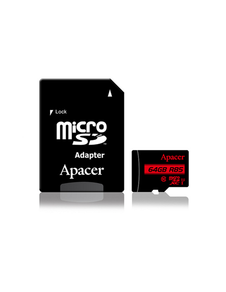 Card de Memorie Apacer microSDHC UHS-I U1 Class 10, 64GB (AP64GMCSX10U5-R)