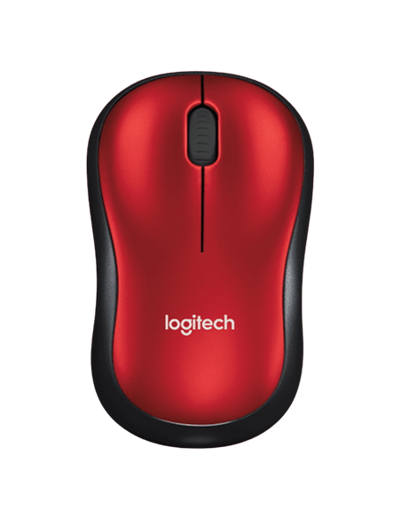 Mouse Wireless Logitech M185, Roșu