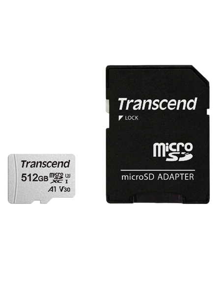 Card de Memorie Transcend MicroSDXC Class 10, 512GB (TS512GUSD300S-A)