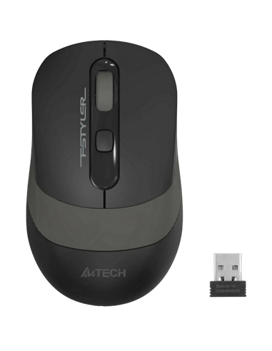 Mouse Wireless A4Tech FG10, Negru/Gri