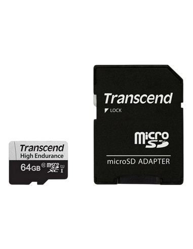 Card de Memorie Transcend MicroSDXC Class 10, 64GB (TS64GUSD350V)