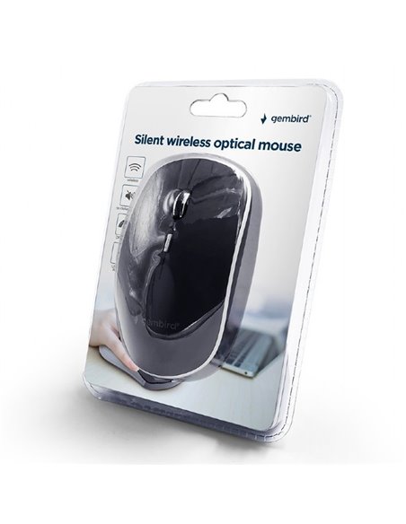 Беcпроводная мышь Gembird MUSW-4BS-01, Чёрный Беcпроводная мышь Gembird MUSW-4BS-01, Чёрный