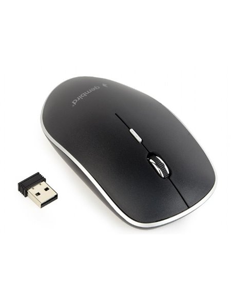 Беcпроводная мышь Gembird MUSW-4BS-01, Чёрный Беcпроводная мышь Gembird MUSW-4BS-01, Чёрный