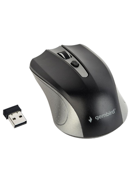 Mouse Wireless Gembird MUSW-4B-04-GB, Gri/Negru