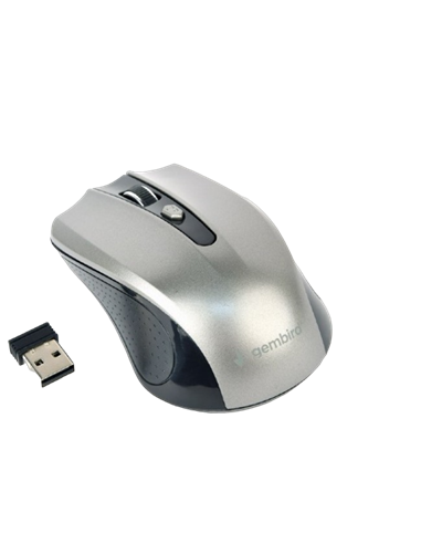 Mouse Wireless Gembird MUSW-4B-04-BG, Negru/Gri