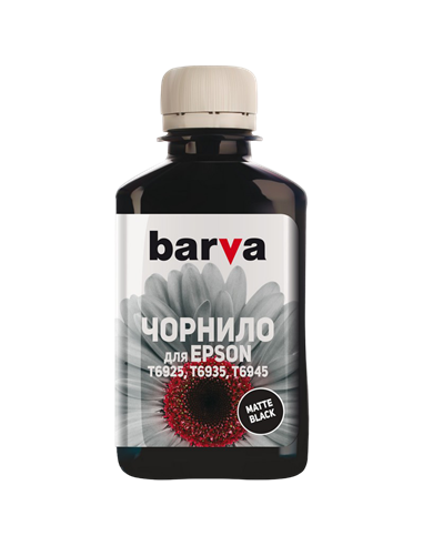 Recipient de cerneală Barva T6931, 180ml, Negru mat