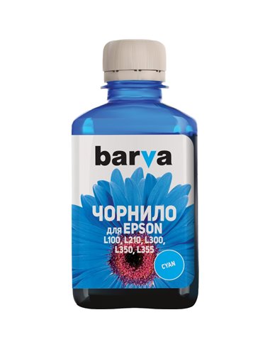 Recipient de cerneală Barva PN-EL100N, 180ml, Cyan