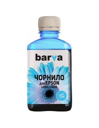 Контейнер с чернилами Barva PN-EL800N, 180мл, Светло-Голубой