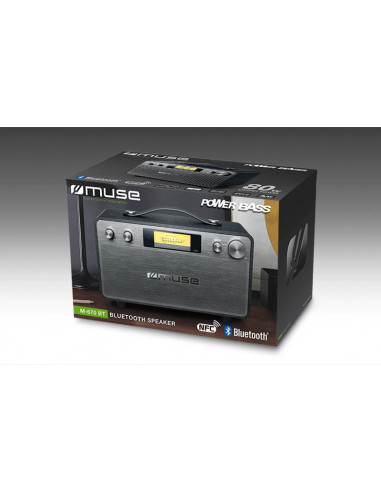Difuzoare pentru casă fără fir MUSE M-670 BT, Negru