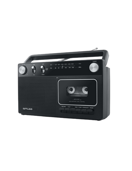 Radio portabil MUSE M-152 RC, Negru