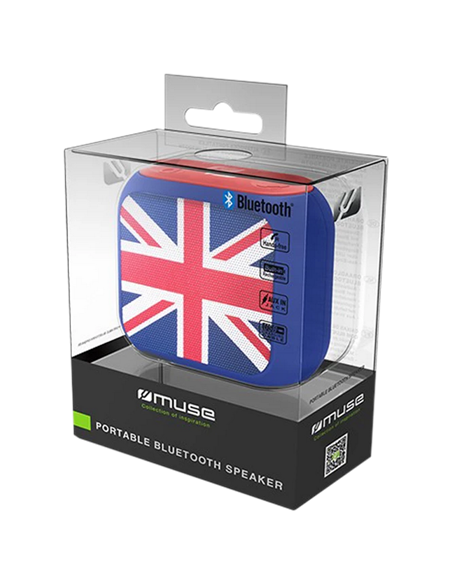 Портативная колонка MUSE M-312 BTK, Разноцветный