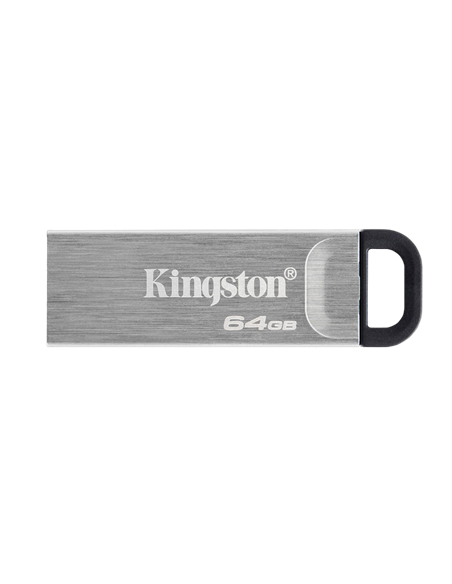 USB Flash накопитель Kingston DataTraveler Kyson, 64Гб, Серебристый