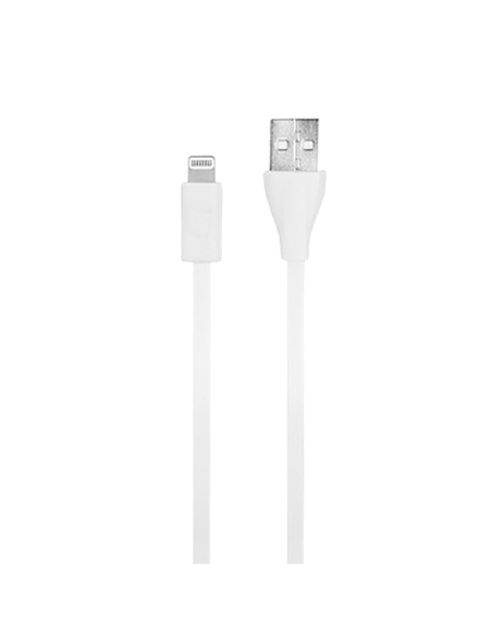 Кабель для зарядки и синхронизации Xpower Lightning cable, Flat, USB Type-A/Lightning, 1м, Белый