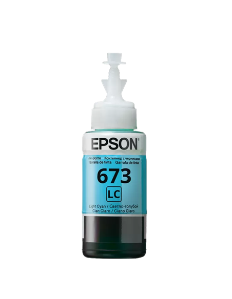 Recipient de cerneală Epson T673, 70ml, Albastru Deschis