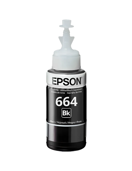 Recipient de cerneală Epson T664, 70ml, Negru