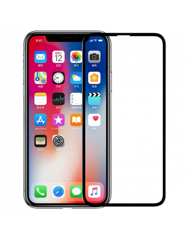 Защитное стекло Nillkin iPhone Xs Max 3D CP + Max - Tempered Glass, Чёрный