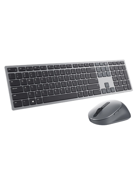 Set Tastatură + Mouse DELL KM7321W, Fără fir, Gri