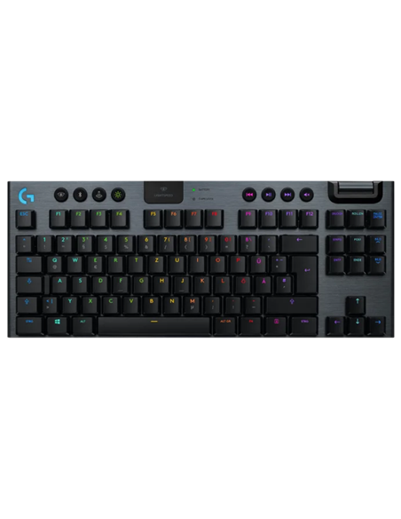 Tastatură Logitech G915 TKL, Fără fir, Carbon