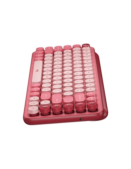 Tastatură Logitech POP Keys, Fără fir, Roz