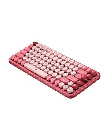 Tastatură Logitech POP Keys, Fără fir, Roz