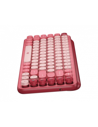 Клавиатура Logitech POP Keys, Беспроводное, Розовый