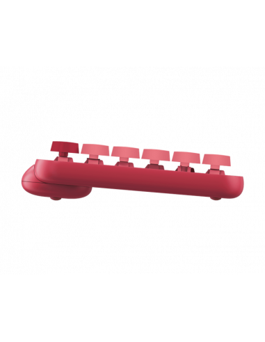 Tastatură Logitech POP Keys, Fără fir, Roz
