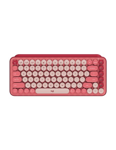Клавиатура Logitech POP Keys, Беспроводное, Розовый