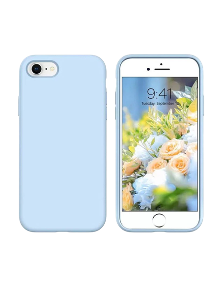 Чехол Xcover iPhone 7/8/SE 2020 - Liquid Silicone, Голубой