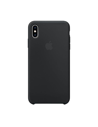 Husă Xcover iPhone XS Max - Liquid Silicone, Negru