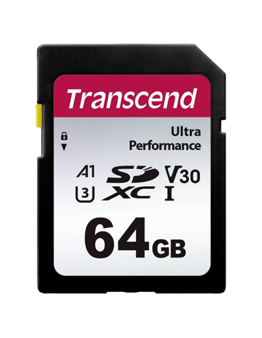 Карта памяти Transcend SDXC 340S, 64Гб (TS64GSDC340S)