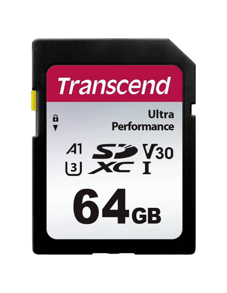 Карта памяти Transcend SDXC 340S, 64Гб (TS64GSDC340S)