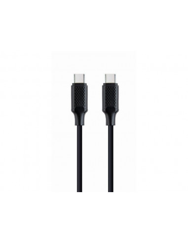 Cablu încărcare și sincronizare Cablexpert CC-USB2-CMCM60-1.5M, USB Type-C/USB Type-C, 1,5m, Negru