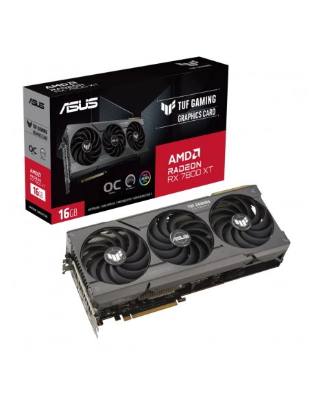 Видеокарта ASUS TUF-RX7800XT-O16G-GAMING, 16GB GDDR6 256бит 