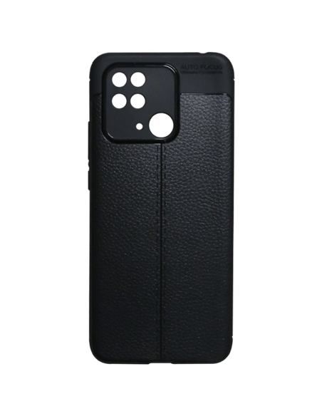 Husă Xcover Xiaomi RedMi 10C - Leather, Negru