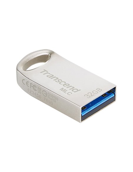 USB Flash накопитель Transcend JetFlash 720, 32Гб, Серебристый