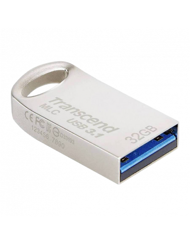 USB Flash накопитель Transcend JetFlash 720, 32Гб, Серебристый