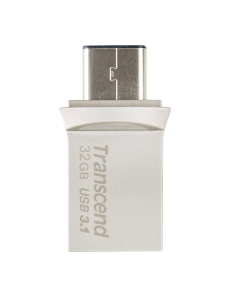 Memorie USB Transcend JetFlash 890, 32GB, Argintiu