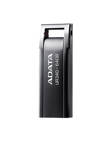 USB Flash накопитель ADATA UR340, 64Гб, Чёрный