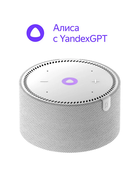 Умная колонка Yandex Station Mini YNDX-00021G, YandexGPT, Серый