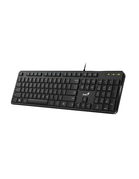 Клавиатура Genius SlimStar M200, Проводное, Чёрный