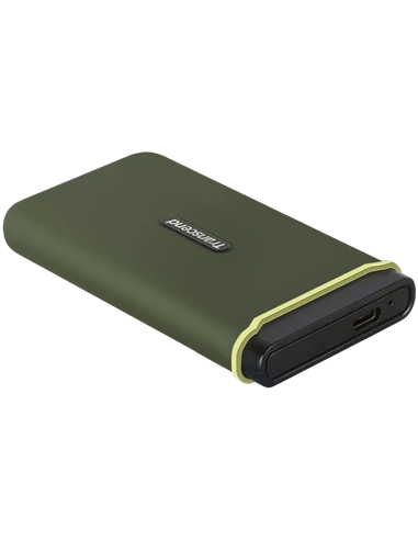 Внешний портативный SSD накопитель Transcend ESD380C, 500 ГБ, Military Green (TS500GESD380C)