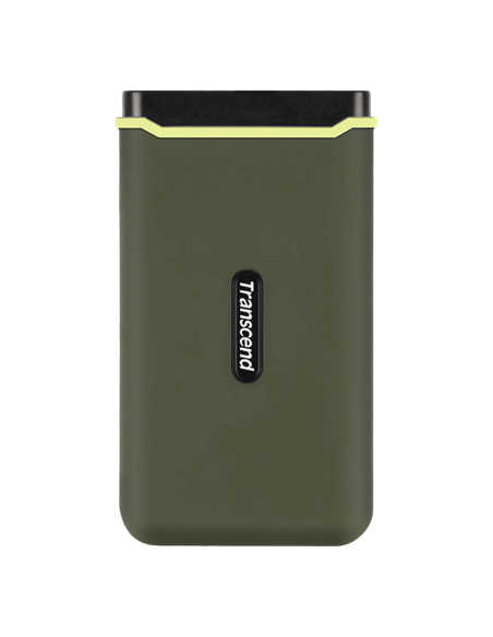 Внешний портативный SSD накопитель Transcend ESD380C, 4 ТБ, Military Green (TS4TESD380C)