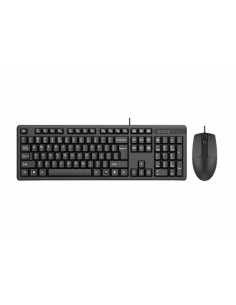Клавиатура и мышь A4Tech KK-3330, Проводное, Чёрный