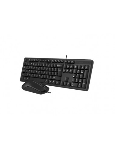 Set Tastatură + Mouse A4Tech KK-3330, Cu fir, Negru