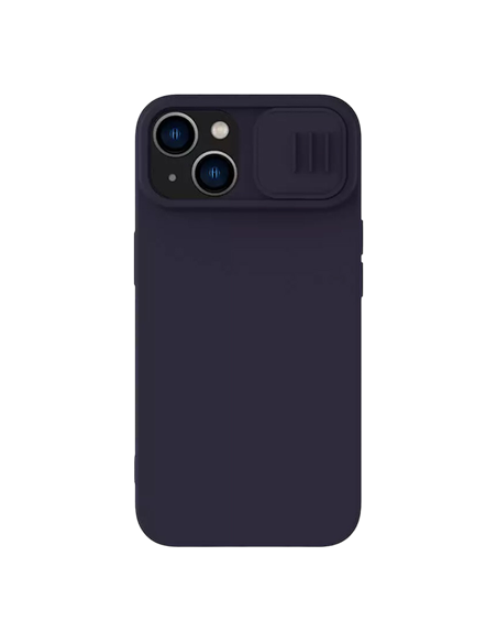 Чехол Nillkin iPhone 14 Plus, CamShield Silky Silicone, Dark Purple