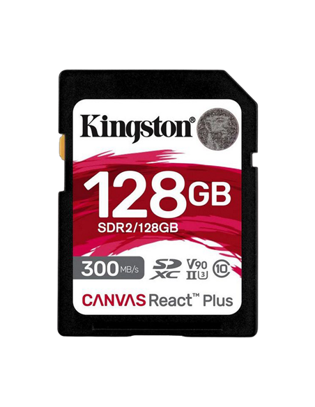 Карта памяти Kingston Canvas React Plus, 128Гб (SDR2/128GB)