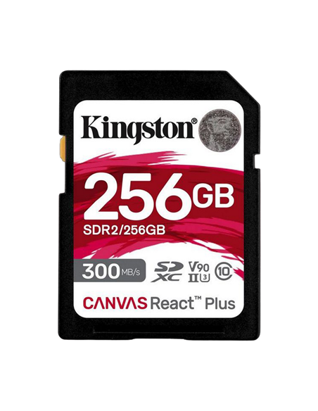 Карта памяти Kingston Canvas React Plus, 256Гб (SDR2/256GB)