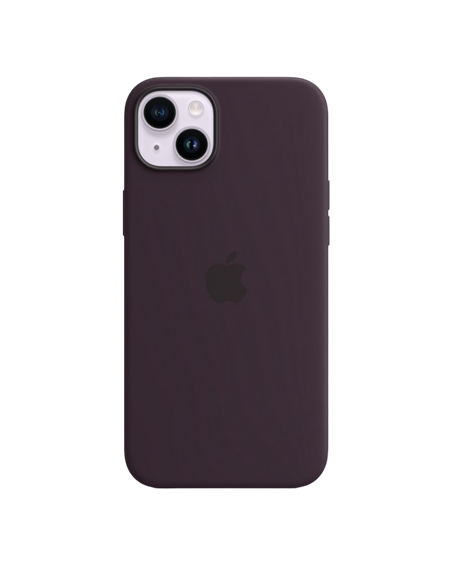 Husă Apple iPhone 14 Plus Silicone Case with MagSafe, Negru-Violet