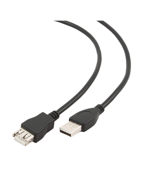 Cablu prelungitor Gembird CCF-USB2-AMAF-10, USB Type-A (F)/USB Type-A (M), 3m, Negru