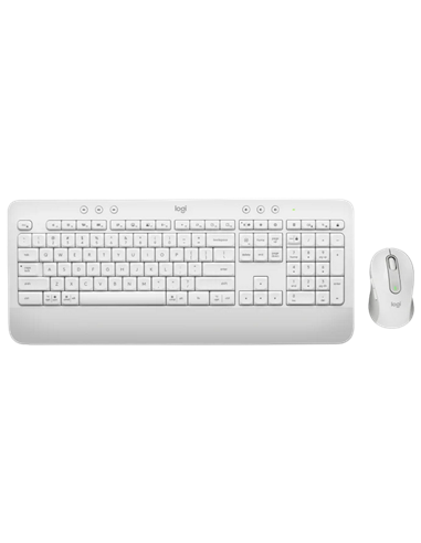 Set Tastatură + Mouse Logitech MK650, Fără fir, Alb